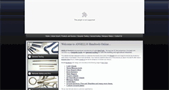 Desktop Screenshot of ansellhandtools.co.uk